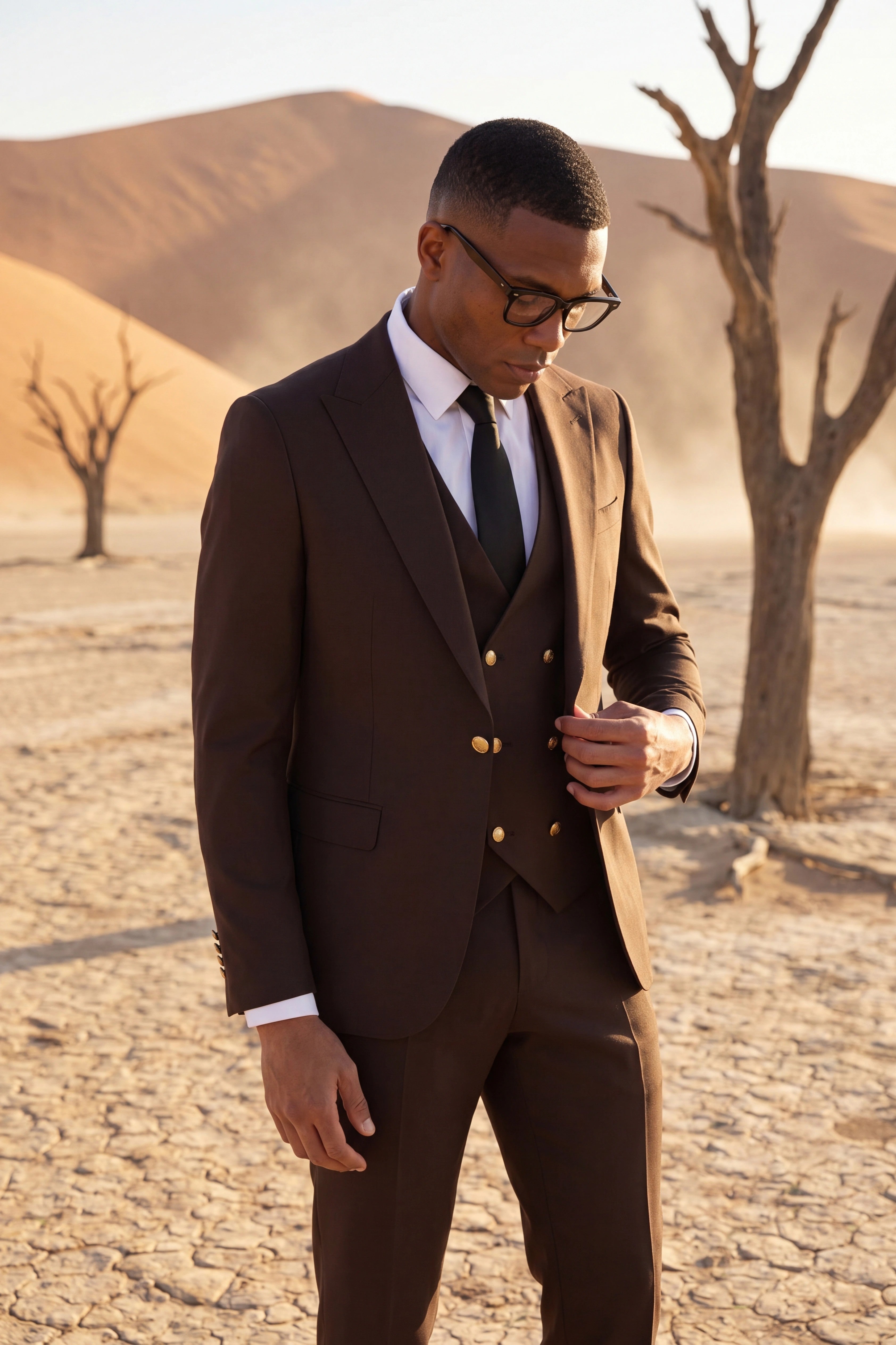 brown suit dress Grand Canyon CATEGORY:DRESSWEAR All suits come with Linen Shirt | Men's Buckle Finish:Silver