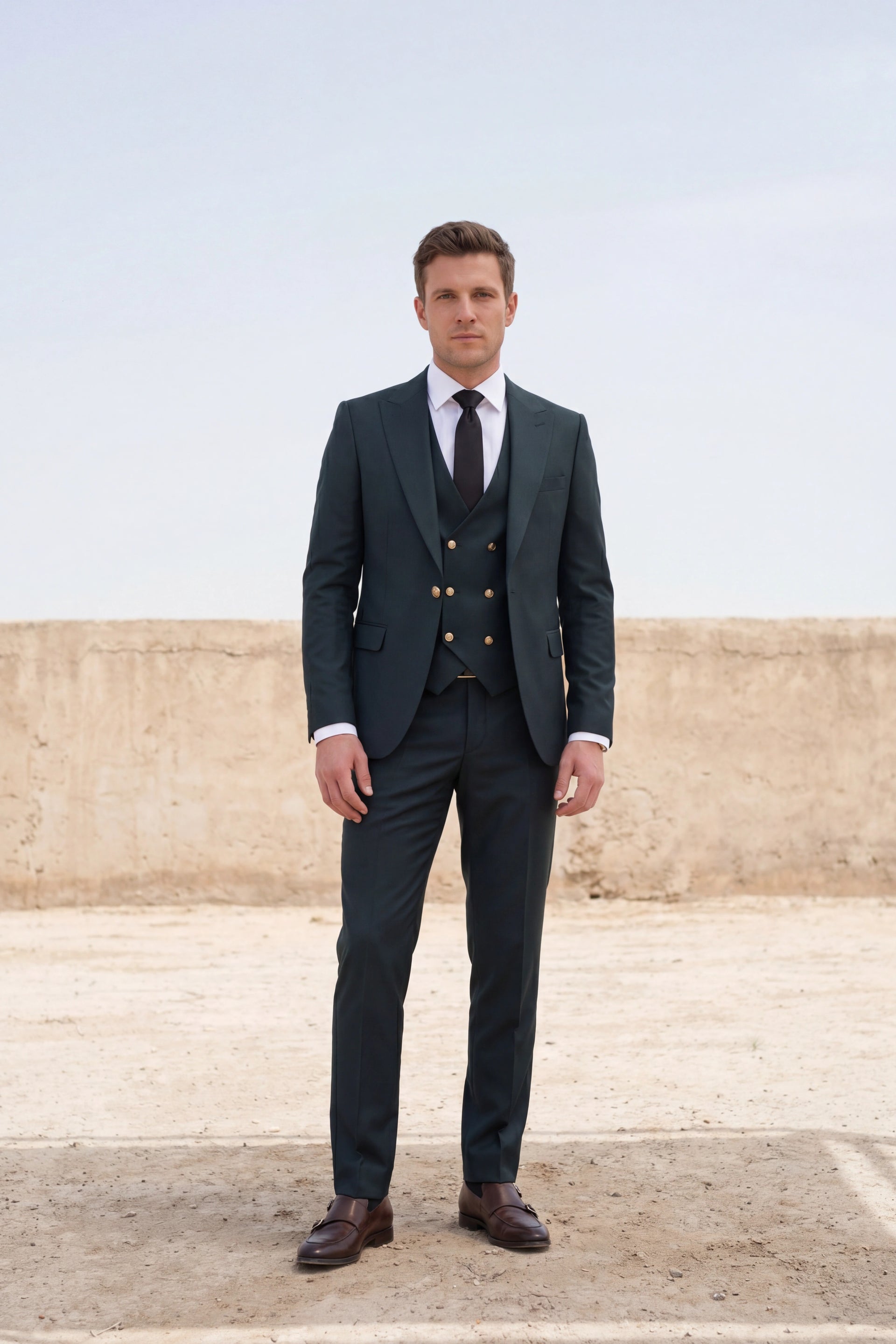 Stylish Men's Three Piece Suit