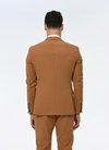 Brooklyn Bridge Slim Fit Brown Double Breasted Men's Suit